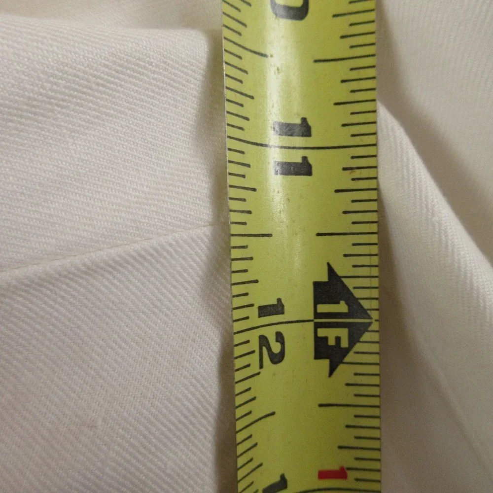 NWT Brooks Brothers 346 Pants White Linen Cotton Trouser Size W35L32 Lightweight